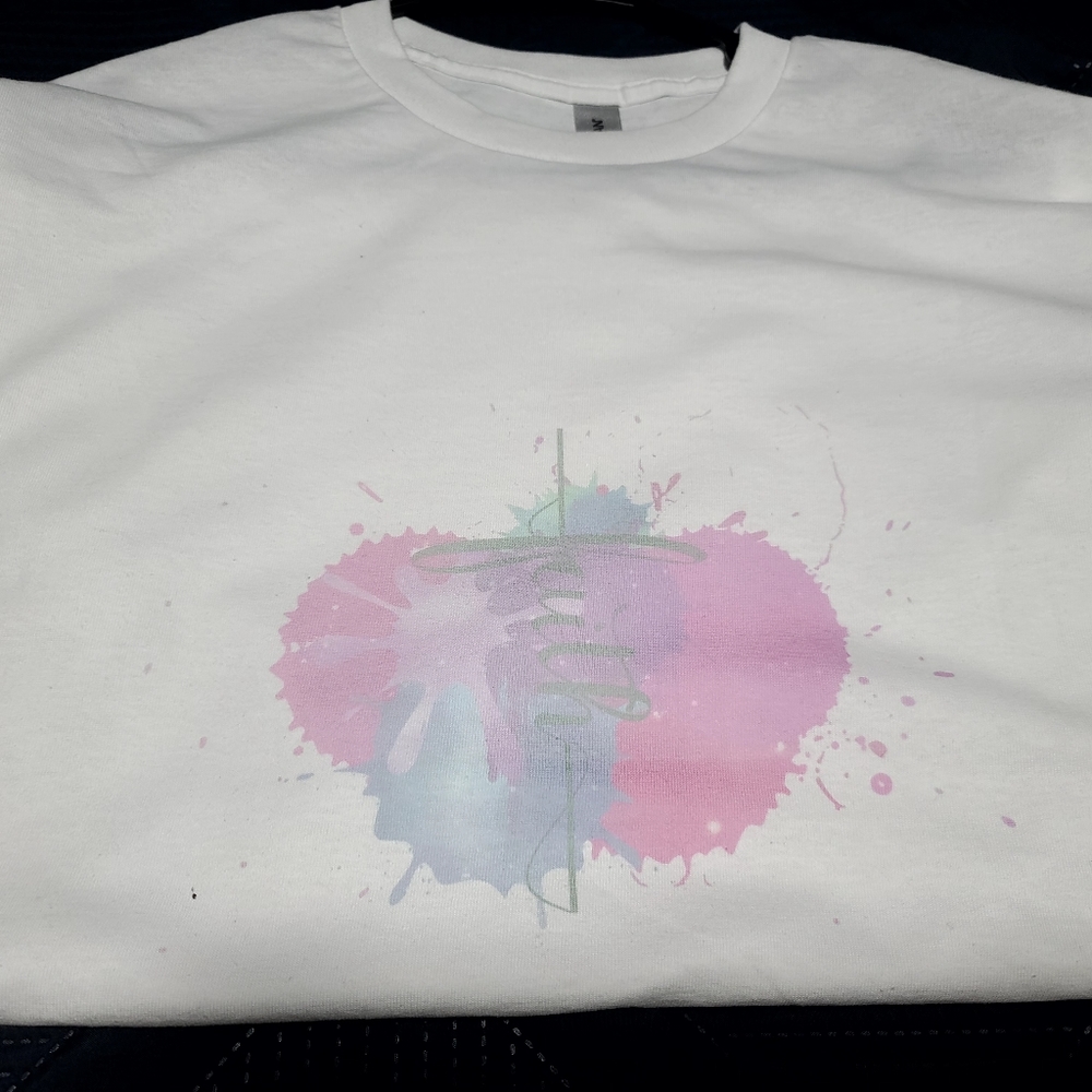 Large Tee With Faith Logo Design.